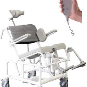 310212 M2 EL-TIP XL Shower/ Commode 200kg Included: Electric tilt function
