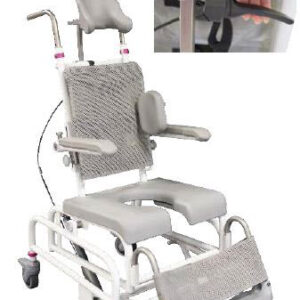 310503-B M2 Gas-Tip Mini Shower/ Commode chair Included: 310516 Bucket for M2 Mini