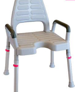 313002 Nielsen Line, Shower Stool Height adjustable including 313004 Backrest